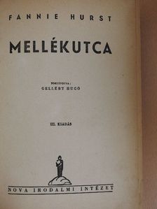 Fannie Hurst - Mellékutca [antikvár]