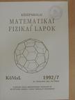 Pelikán József - Középiskolai matematikai és fizikai lapok 1992. október [antikvár]