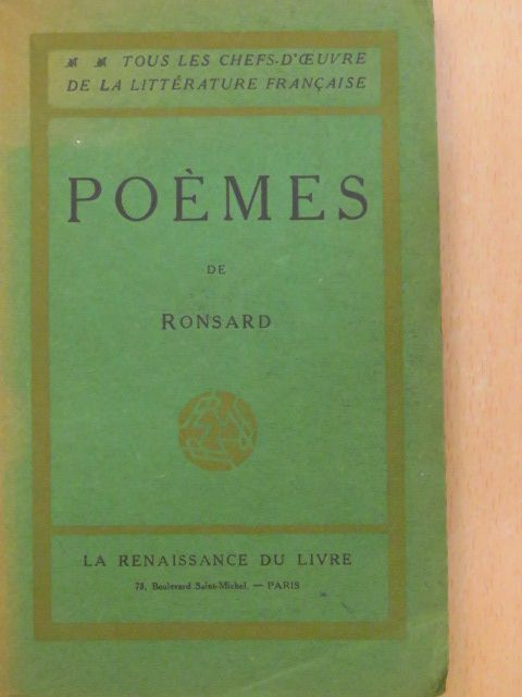 Ronsard - Poémes [antikvár]