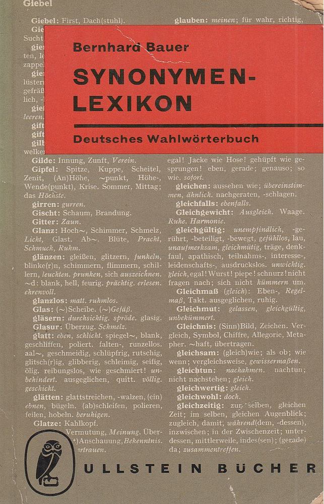 Bauer, Bernhard - Synonymen-Lexikon [antikvár]