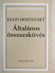 Egon Hostovsky - Általános összeesküvés [antikvár]