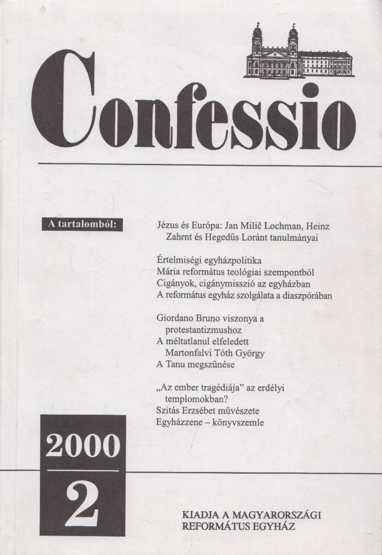 Tenke Sándor (szerk.) - Confessio 2000/2 [antikvár]