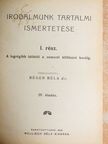 Irodalmunk tartalmi ismertetése I-III./A világirodalom klasszikusai. Tartalmi ismertetésben [antikvár]