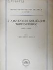 Trócsányi Zsolt - A nagyenyedi kollégium történetéhez [antikvár]