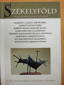 Demény Péter - Székelyföld 2022. április [antikvár]