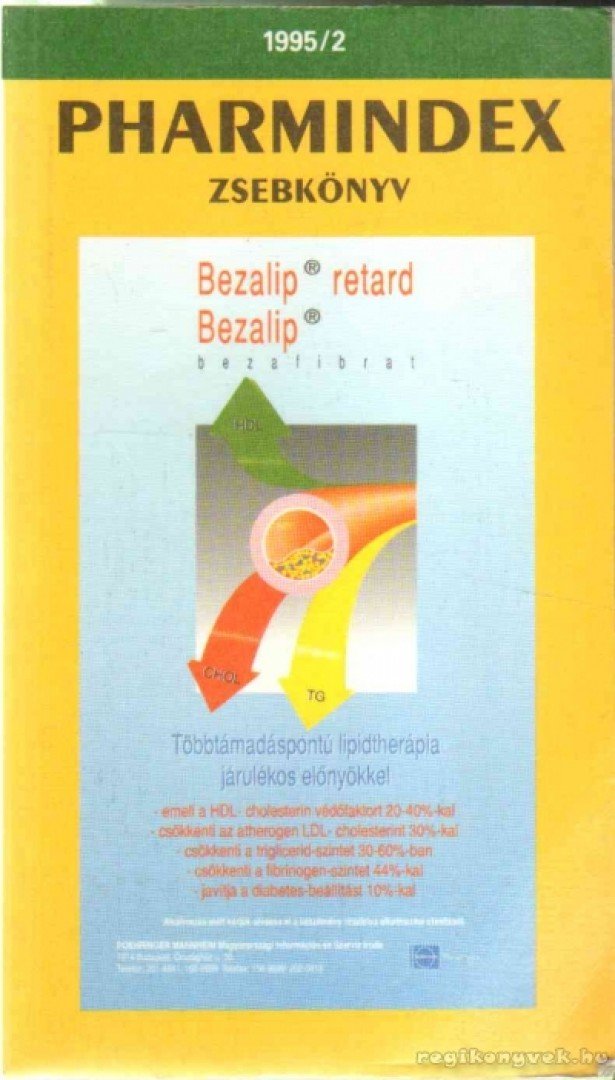 Homonnai Géza dr. (szerk.), Kaiser Gábor dr. (szerk.), Dr. Makara Mihály - Pharmindex zsebkönyv 1995/2 [antikvár]