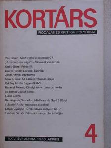 Baranyi Ferenc - Kortárs 1980. április [antikvár]