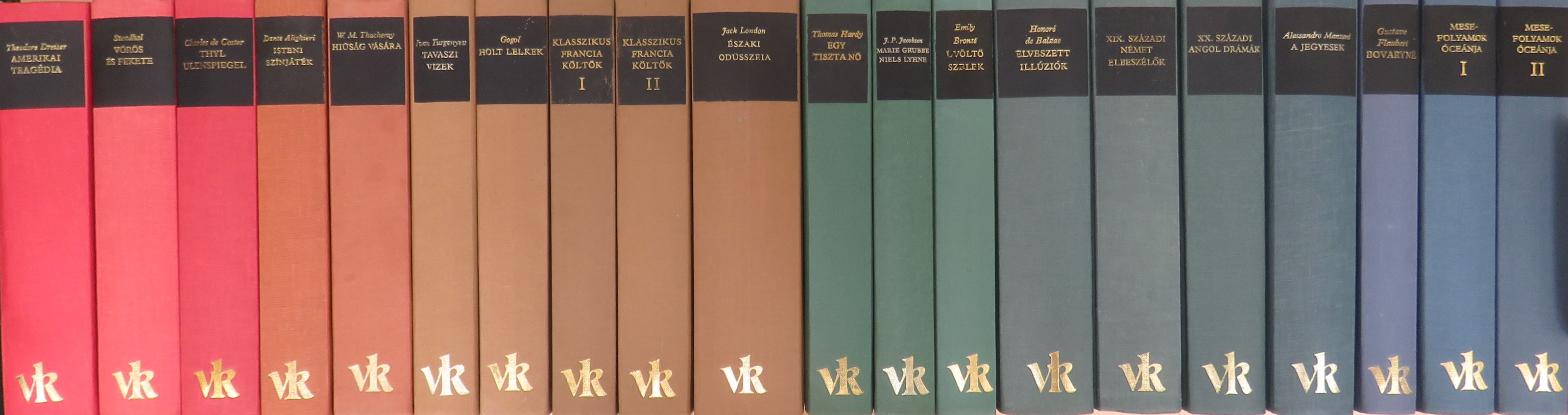 Alessandro Manzoni - "20 kötet A világirodalom klasszikusai sorozatból (nem teljes sorozat)" [antikvár]