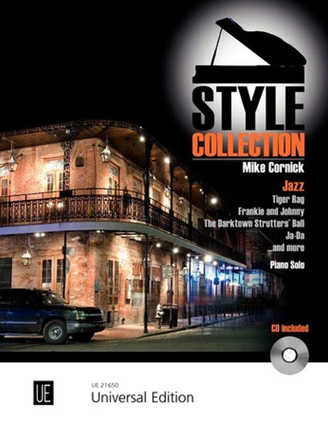 CORNICK, MIKE - JAZZ. STYLE COLLECTION, PIANO SOLO, CD INCLUDED