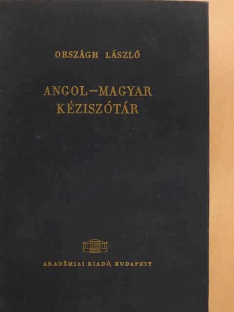 Országh László - Angol-magyar kéziszótár [antikvár]