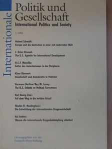 Helmut Schmidt - Internationale Politik und Gesellschaft 1/1995 [antikvár]