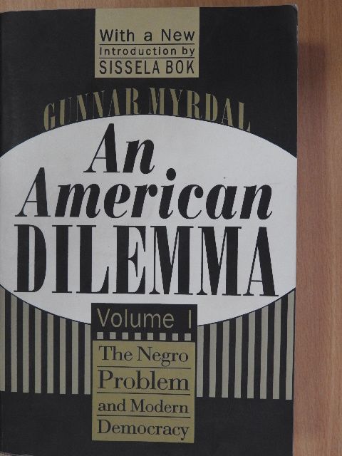 Gunnar Myrdal - An American Dilemma 1 [antikvár]