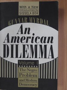 Gunnar Myrdal - An American Dilemma 1 [antikvár]