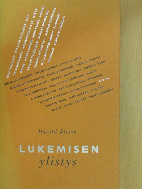 Harold Bloom - Lukemisen ylistys [antikvár]