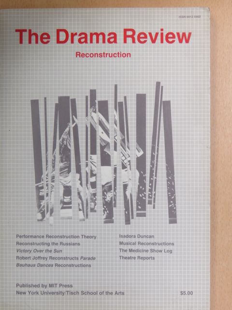 Mel Gordon - The Drama Review Fall 1984 [antikvár]