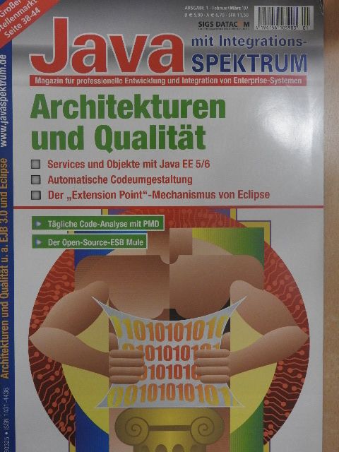 Adam Bien - JavaSpektrum mit Integrations Februar/März 2008 [antikvár]