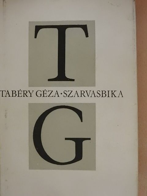 Tabéry Géza - Szarvasbika [antikvár]