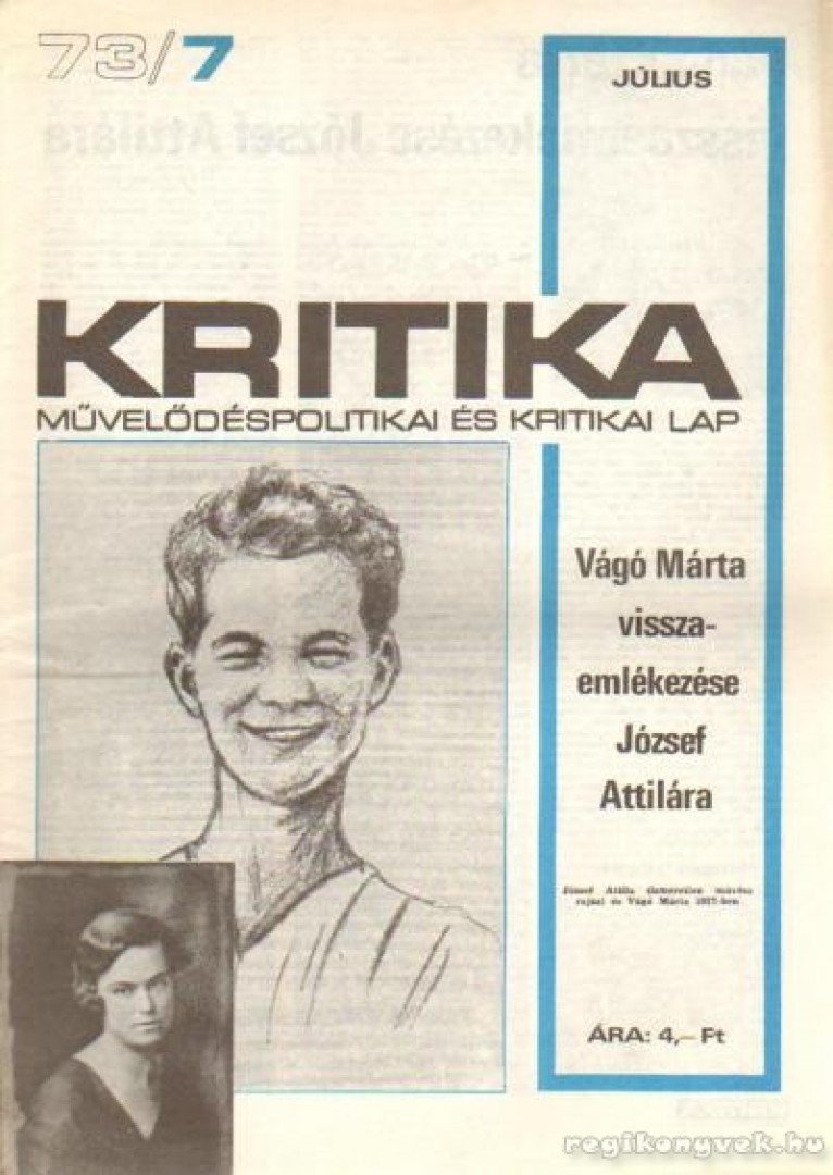 PÁNDI PÁL - Kritika 73/7 [antikvár]