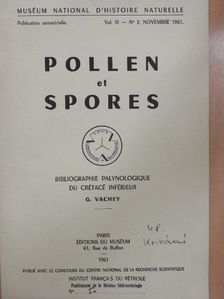 G. Vachey - Bibliographie palynologique du crétacé inférieur [antikvár]