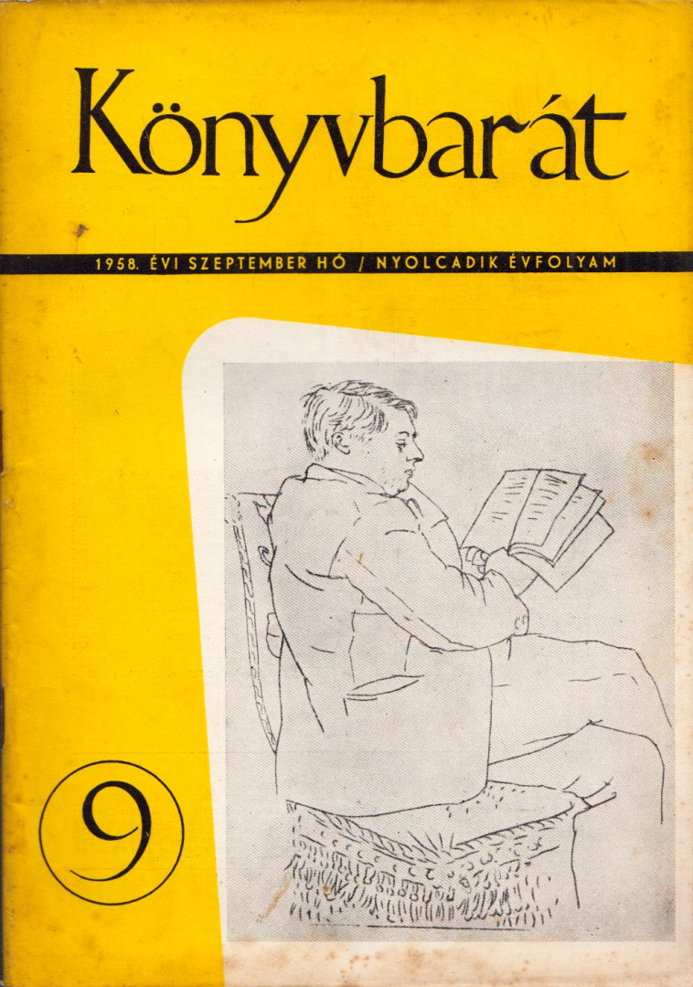 KATONA JENŐ - Könyvbarát 1958/9 [antikvár]