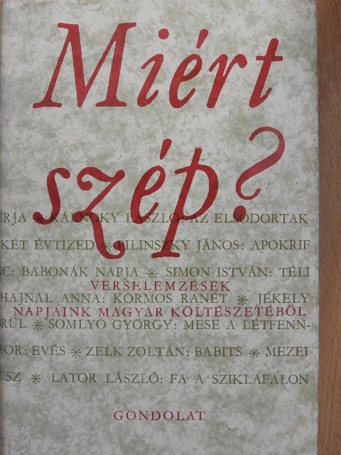 Alföldy Jenő - Miért szép?  [antikvár]