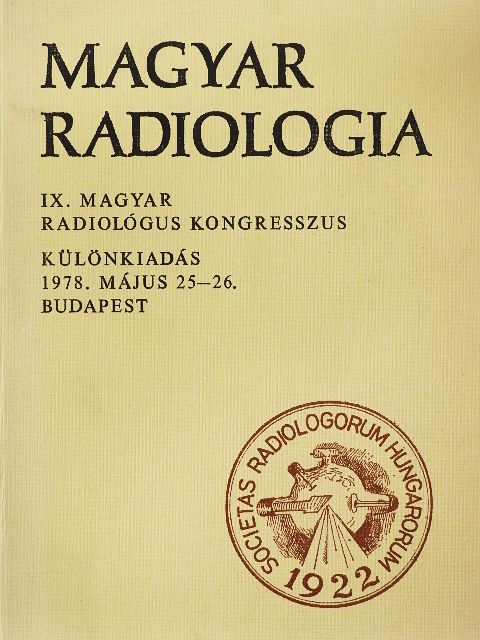 Magyar Radiologia 1978. május 25-26. [antikvár]