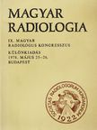 Magyar Radiologia 1978. május 25-26. [antikvár]