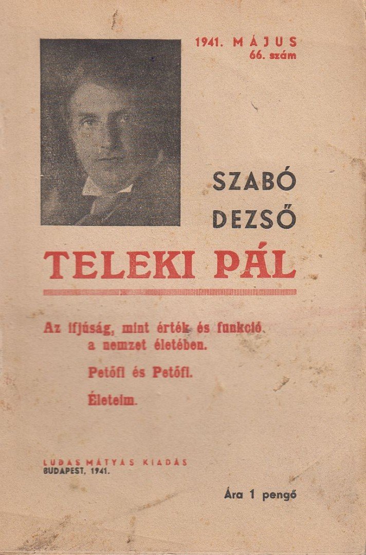 Szabó Dezső - Teleki Pál [antikvár]