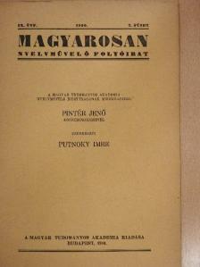 Bölöny József - Magyarosan 1940/2. [antikvár]