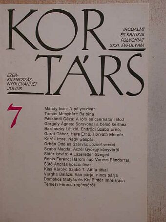 Alexa Károly - Kortárs 1987. július [antikvár]