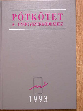 Dr. Kiss István - Pótkötet a Gyógyszerkódexhez '93 [antikvár]