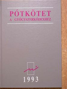Dr. Kiss István - Pótkötet a Gyógyszerkódexhez '93 [antikvár]