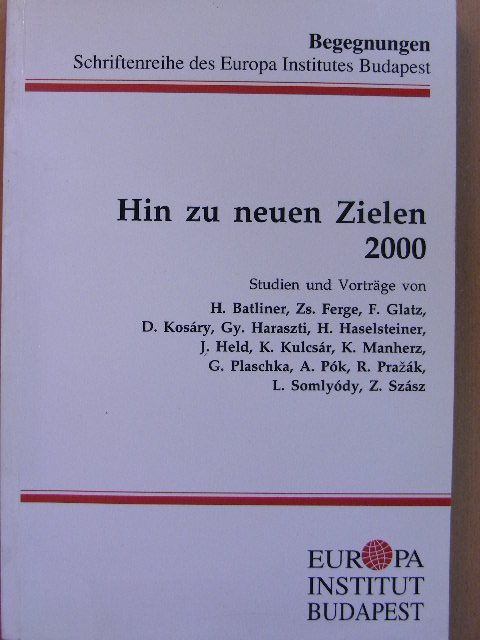 Agathe Gebert - Hin zu neuen Zielen 2000 [antikvár]
