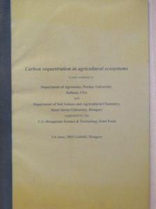 Carbon sequestration in agricultural ecosystems [antikvár]