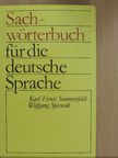 A. Bader - Sachwörterbuch für die deutsche Sprache [antikvár]