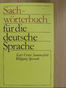 A. Bader - Sachwörterbuch für die deutsche Sprache [antikvár]