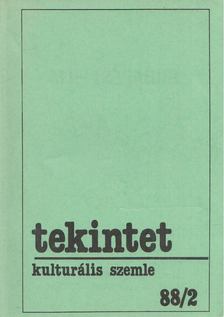 Ördögh Szilveszter - Tekintet - kulturális szemle 88/2. [antikvár]
