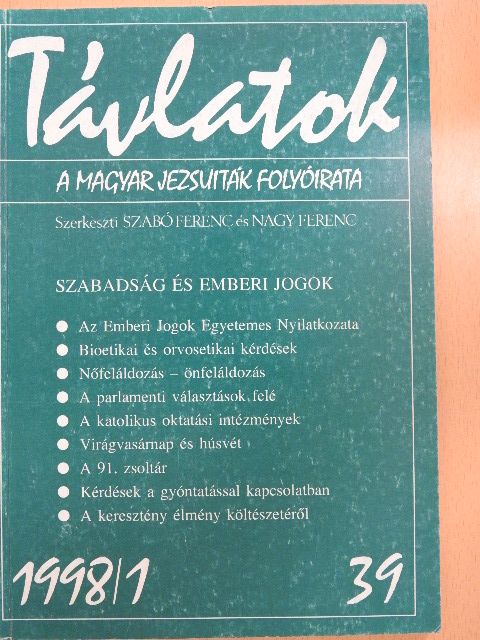 Ádám János - Távlatok 1998/1. [antikvár]