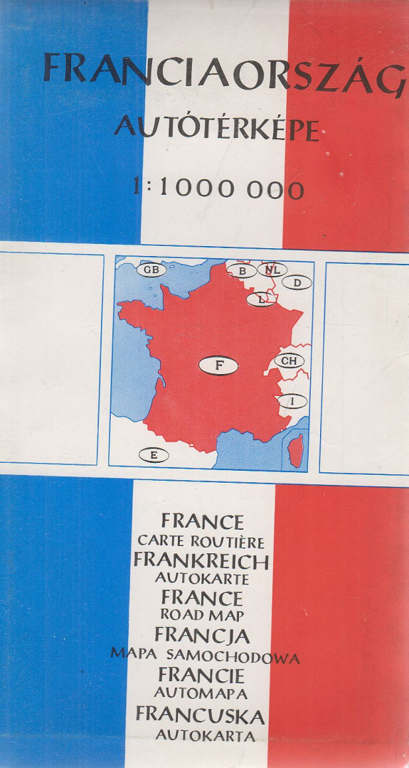 Franciaország autótérképe [antikvár]