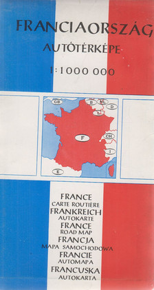 Franciaország autótérképe [antikvár]