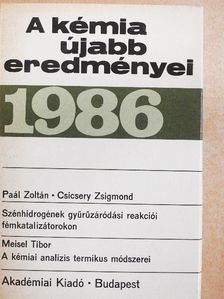 Csicsery Zsigmond - A kémia újabb eredményei 64. [antikvár]