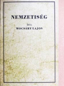 Mocsáry Lajos - Nemzetiség [antikvár]