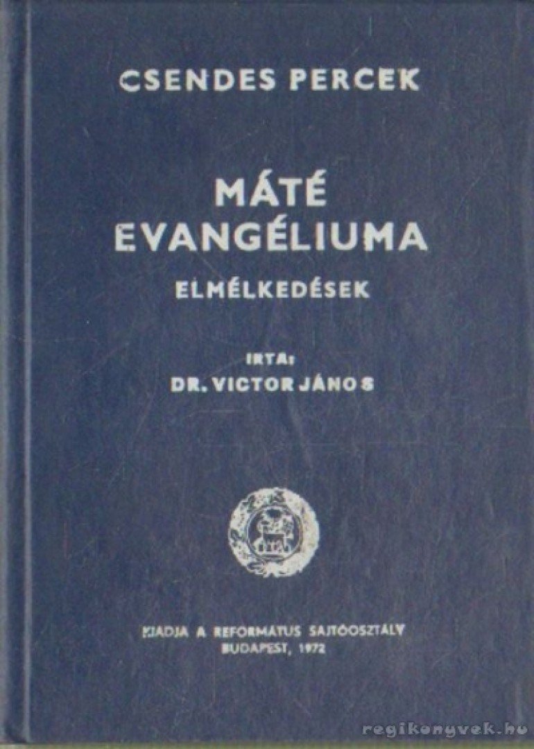Victor János dr. - Máté evangéliuma [antikvár]