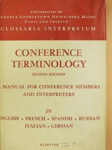 Conference Terminology [antikvár]