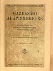 Gazdasági alapismeretek [antikvár]