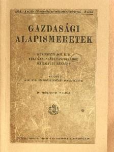 Gazdasági alapismeretek [antikvár]