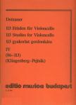 DOTZAUER - 113 GYAKORLAT GORDONKÁRA IV (86-113) (KLINGENBERG-PEJTSIK)