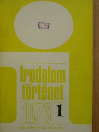 Bányai Gábor - Irodalomtörténet 1976/1. [antikvár]