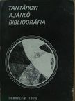 Tantárgyi ajánló bibliográfia [antikvár]