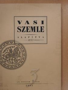 Bariska István - Vasi Szemle 2005/3. [antikvár]